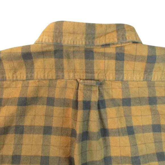 Filson Alaskan Guide Flannel Shirt Men’s Large Brown Green Plaid Shacket
